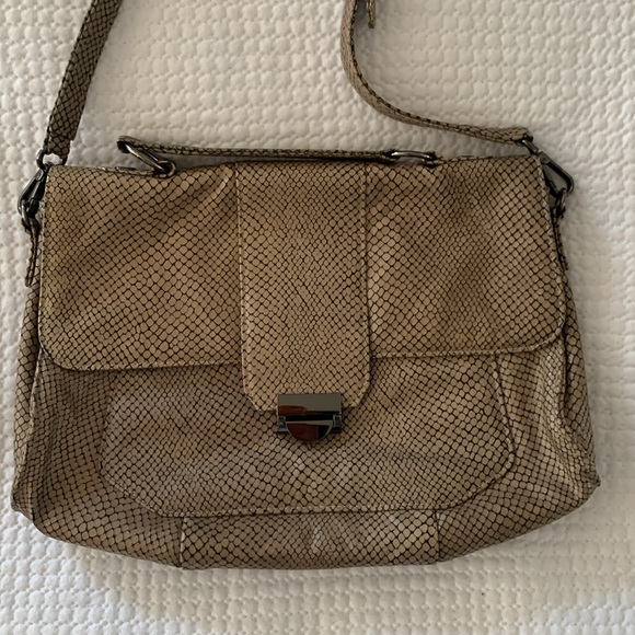 Lauren Merkin Snakeskin Shoulder Bag and Clutch - Picture 2 of 4